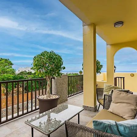 别墅 Natali ,luxury 3-levels Large On Tenerife, Ocean View, Private Poo L& Barbecue Area *