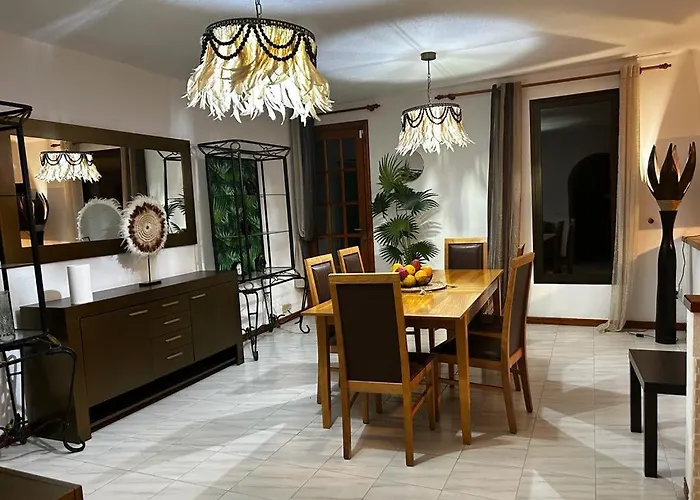 Natali ,luxury 3-levels Large On Tenerife, Ocean View, Private Poo L& Barbecue Area Villa *