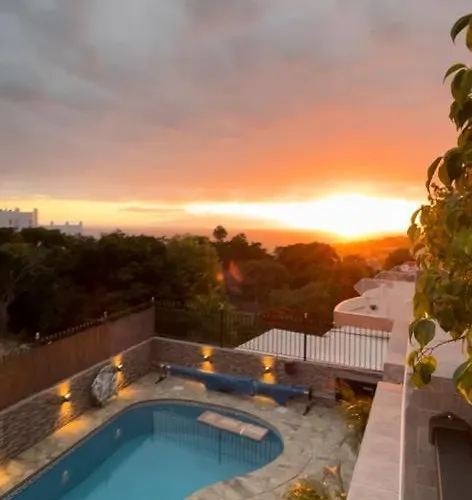 Villa Natali ,luxury 3-levels Large On Tenerife, Ocean View, Private Poo L& Barbecue Area *