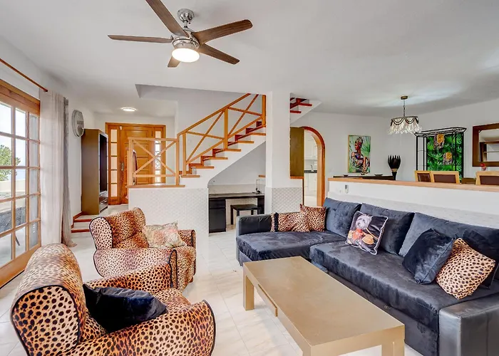 Natali ,luxury 3-levels Large On Tenerife, Ocean View, Private Poo L& Barbecue Area