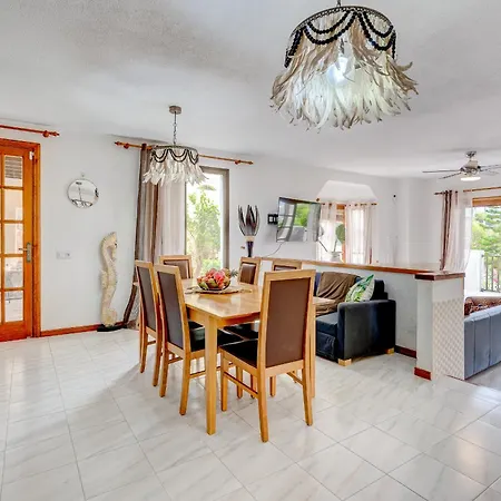 Villa Natali ,luxury 3-levels Large On Tenerife, Ocean View, Private Poo L& Barbecue Area